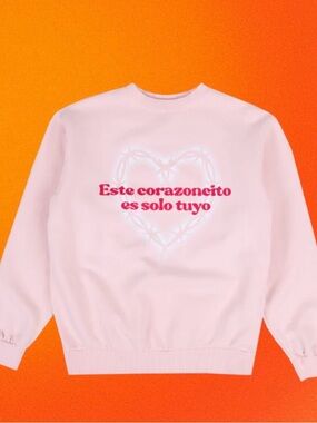 Karol G official Merch Heart Graphic Sweatshirt